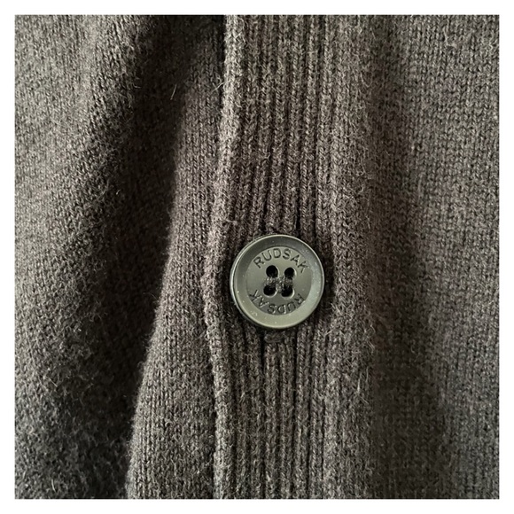 Rudsak men’s black long sleeve cardigan size small - Picture 7 of 11